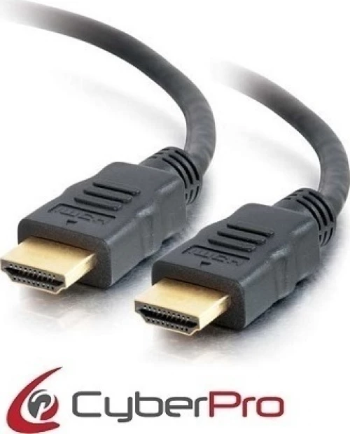 CyberPro HDMI 1.4 Cable HDMI male - HDMI male 5m Μαύρο