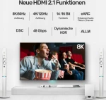 Unitek HDMI 2.1 Cable HDMI male - HDMI male 3m Μαύρο