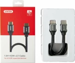 Unitek HDMI 2.1 Cable HDMI male - HDMI male 3m Μαύρο
