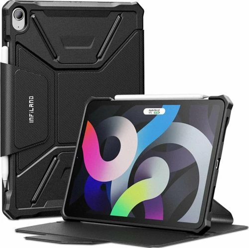 Infiland Multiple Angles Shock Proof / Stand Μαύρο (iPad Air 2020)
