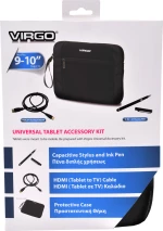 Virgo 3-in-1 Tablet Sleeve Case 9-10’’ Universal Accessory Kit
