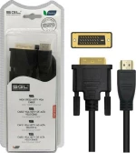SGL HDMI 1.3 Cable HDMI male - VGA male 5m Μαύρο
