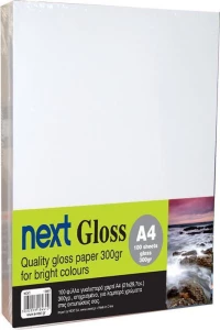 Next Gloss 300gr/m² A4 100 φύλλα