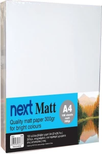 Next Matt 300gr/m² A4 100 φύλλα