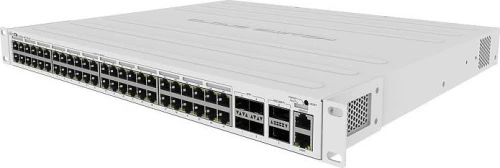 Mikrotik Crs354-48P-4S+2Q+Rm, 650Mhz, 64Mb, 48Xgigabit, 4Xsfp+, 2Xqsfp+ Poe-Out, L5