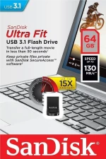 Sandisk Ultra Fit 64GB USB 3.1