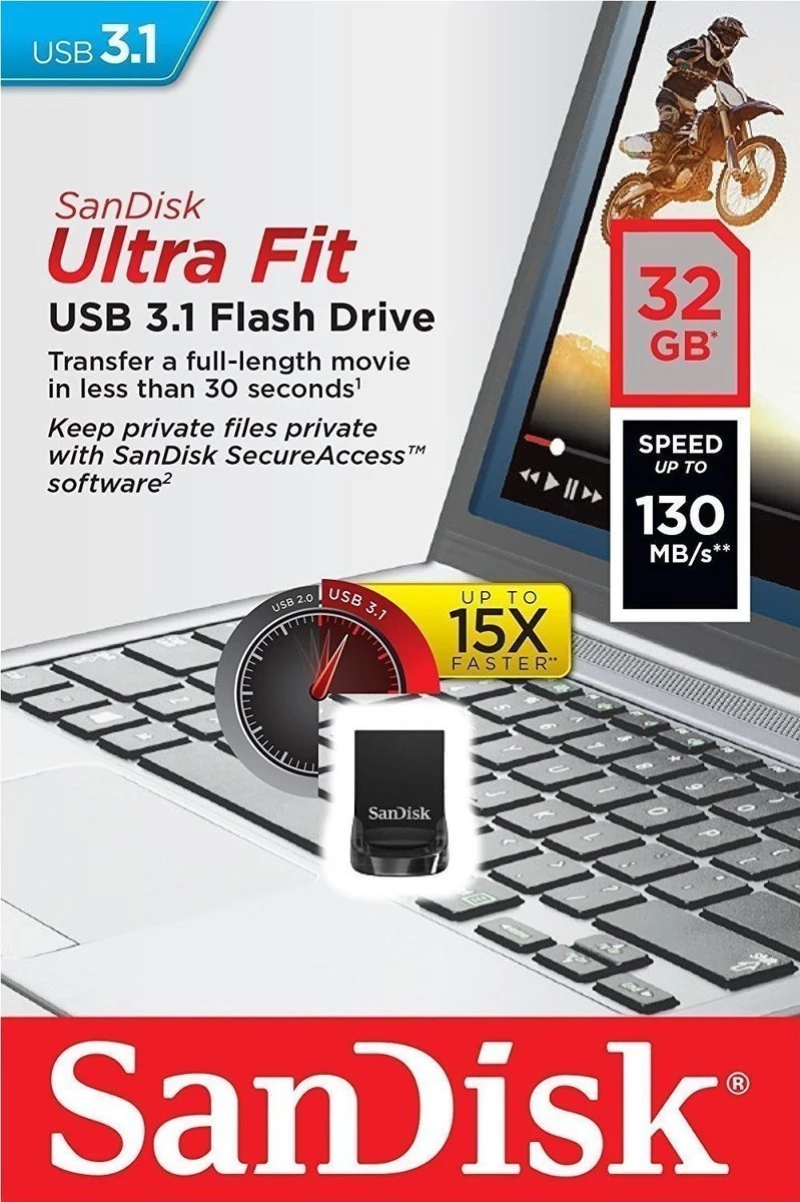 Sandisk Ultra Fit 32GB USB 3.1