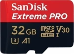 Sandisk Extreme Pro microSDHC 32GB U3 V30 A1 with Adapter