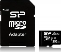 Silicon Power Elite microSDXC 256GB Class 10 U1 with Adapter