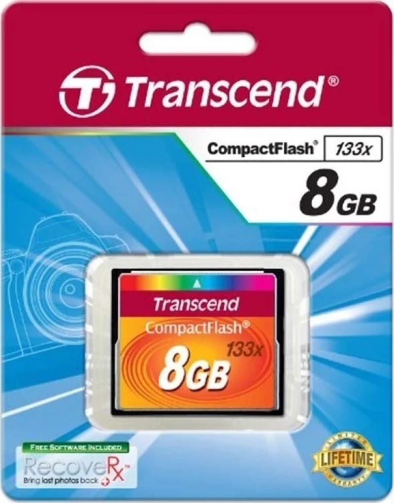 Transcend 133x CompactFlash Card 8GB