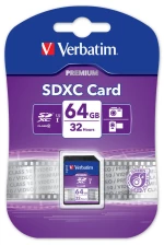 Verbatim Premium SDXC 64GB U1