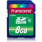 Transcend SDHC Class 4 Card 8GB