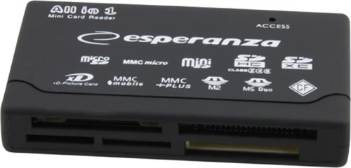 Esperanza Ea119 Card Reader Black Usb 2.0