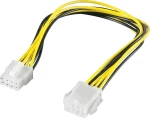 Goobay 8 Pin EPS male - 8 Pin EPS female Cable 0.28m (51361)