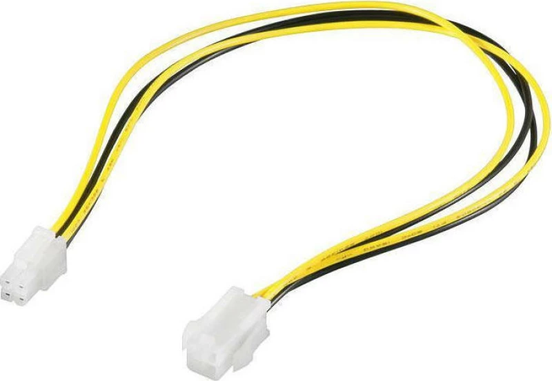 Goobay 4 Pin EPS male - 4 PIn EPS female Cable 0.37m (51359)