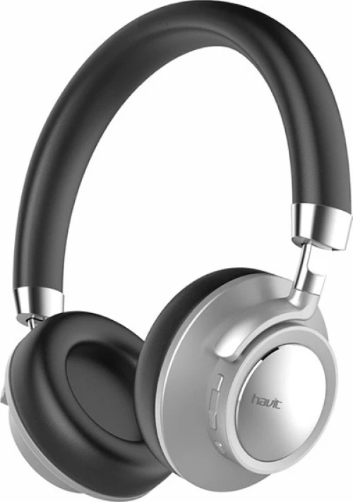 Havit F9 Ασύρματα On Ear Ακουστικά Μαύρα/Ασημί