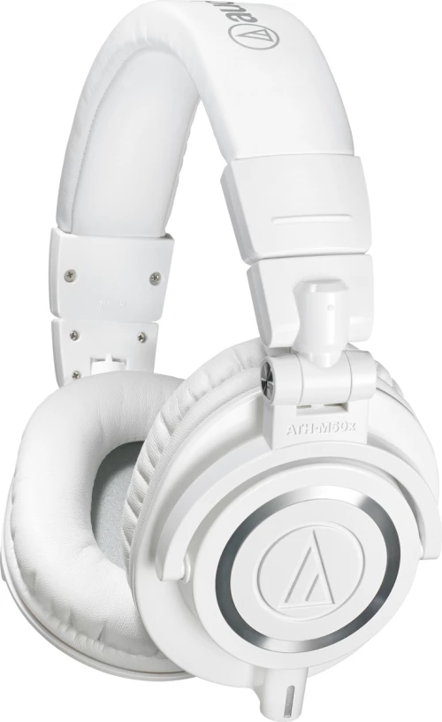 Audio Technica ATH-M50x Ενσύρματα Over Ear Studio Ακουστικά Λευκά