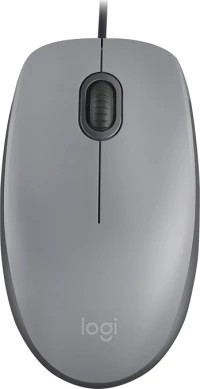 Logitech M110 Silent Ενσύρματο Ποντίκι Γκρι