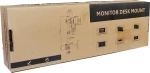Brateck Βάση Για Monitor/Tv 17"-27" Γραφείου Μάυρη Maxvesa:100 7Kg Ldt24-C01