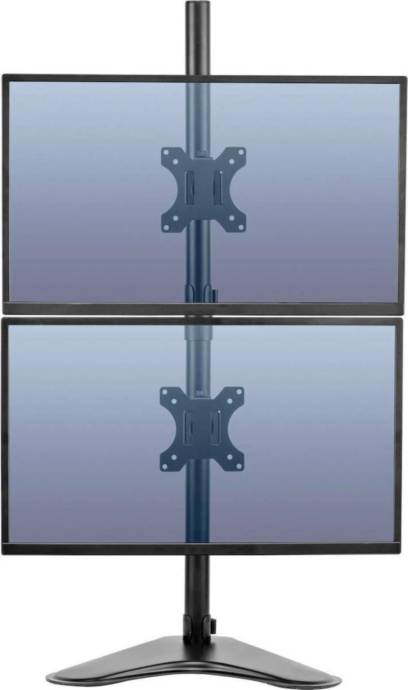 Fellowes Freestanding Dual Vertical Monitor Arm