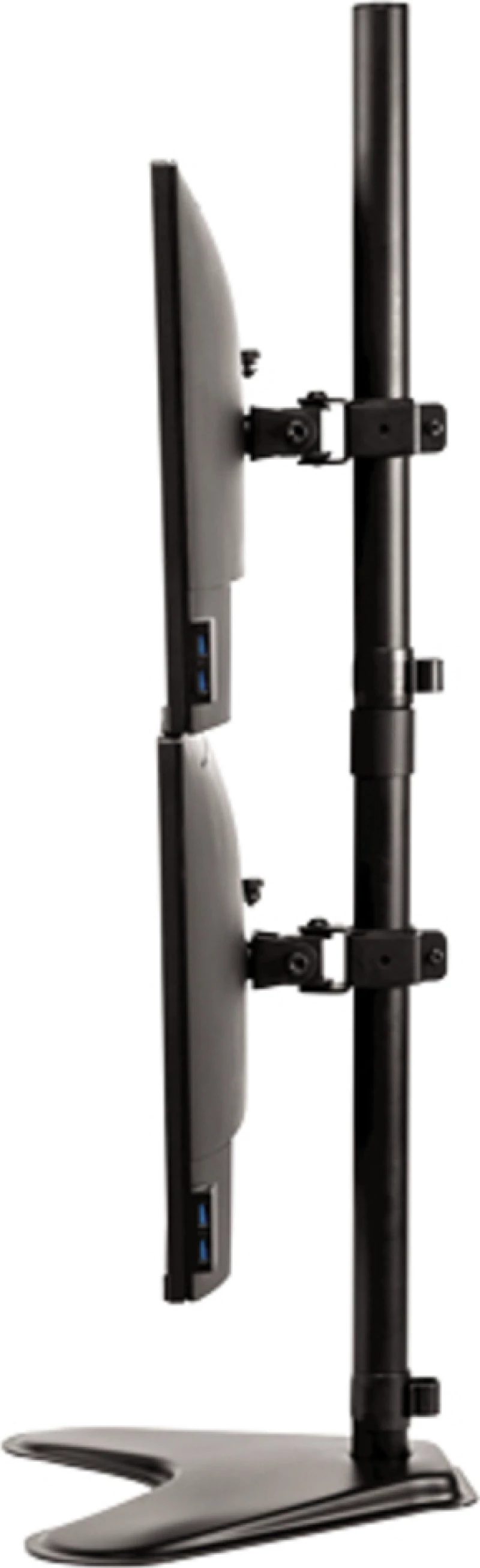 Fellowes Freestanding Dual Vertical Monitor Arm