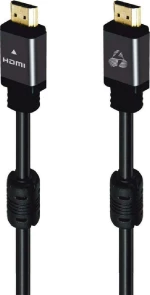 Powertech HDMI 2.0 Cable HDMI male - HDMI male 40m Μαύρο
