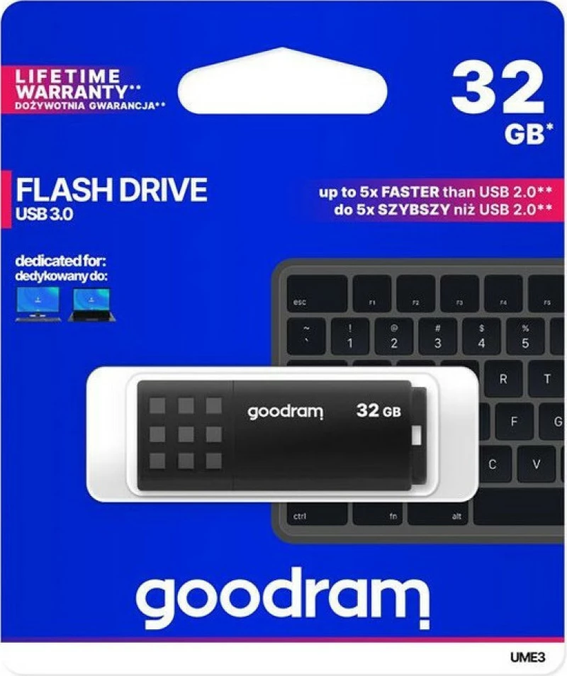 GoodRAM UME3 32GB USB 3.0 Black