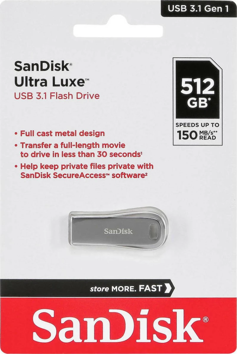 Sandisk Ultra Luxe 512GB USB 3.1