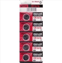Buttoncell Maxell Cr1616 3V Τεμ. 5 Με Διάτρητη Συσκευασία