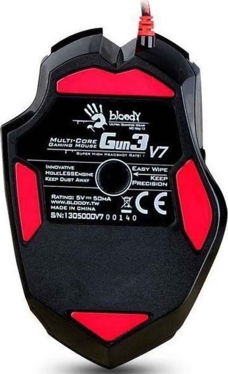 A4Tech Bloody V7m Gaming Ποντίκι Μαύρο