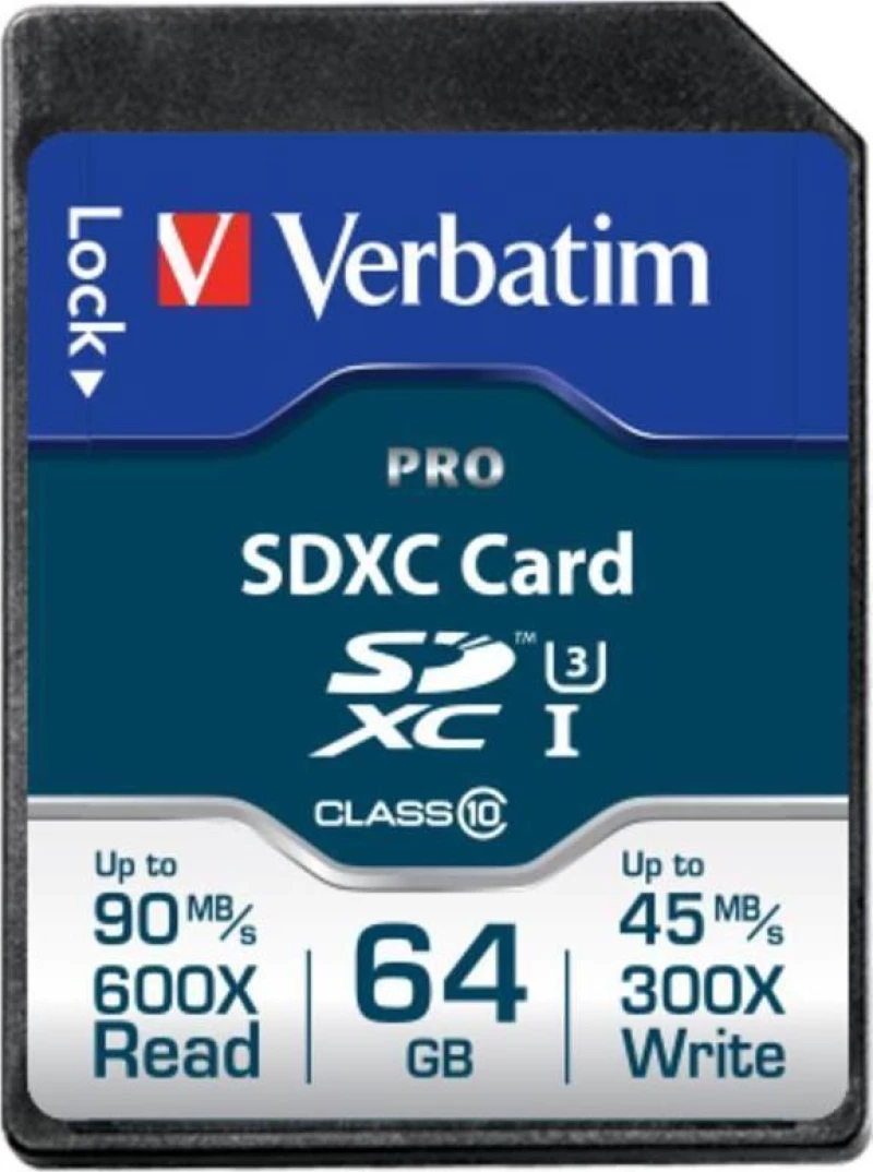 Verbatim Pro SDXC 64GB U3