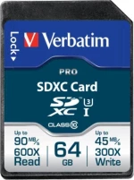 Verbatim Pro SDXC 64GB U3
