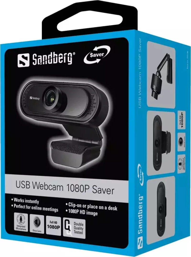 Sandberg Saver Web Camera Full HD