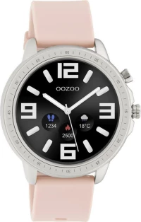 Oozoo Q00312 45mm (Ασημί/Ροζ)