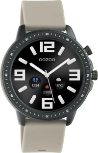 Oozoo Q00330 45mm (Μαύρο/Μπεζ)