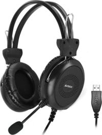 A4Tech Ακουστικα Headset A4Tech Hu-30 Ενσυρματα, Μαυρο A4T-Hu-30
