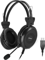 A4Tech Ακουστικα Headset A4Tech Hu-30 Ενσυρματα, Μαυρο A4T-Hu-30