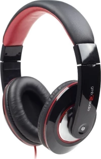Gembird MHS-BOS headphones/headset Head-band Black,Red