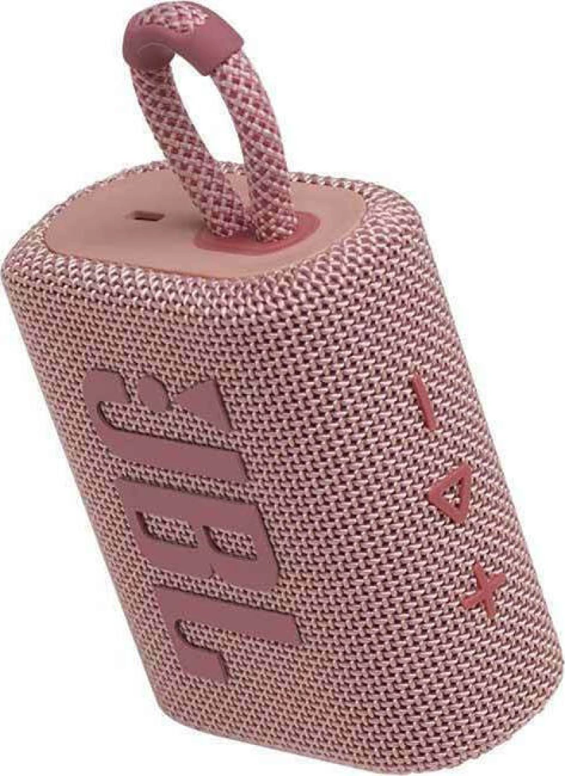 JBL Go 3 Αδιάβροχο Ηχείο Bluetooth 4.2W με 5 ώρες Λειτουργίας Pink
