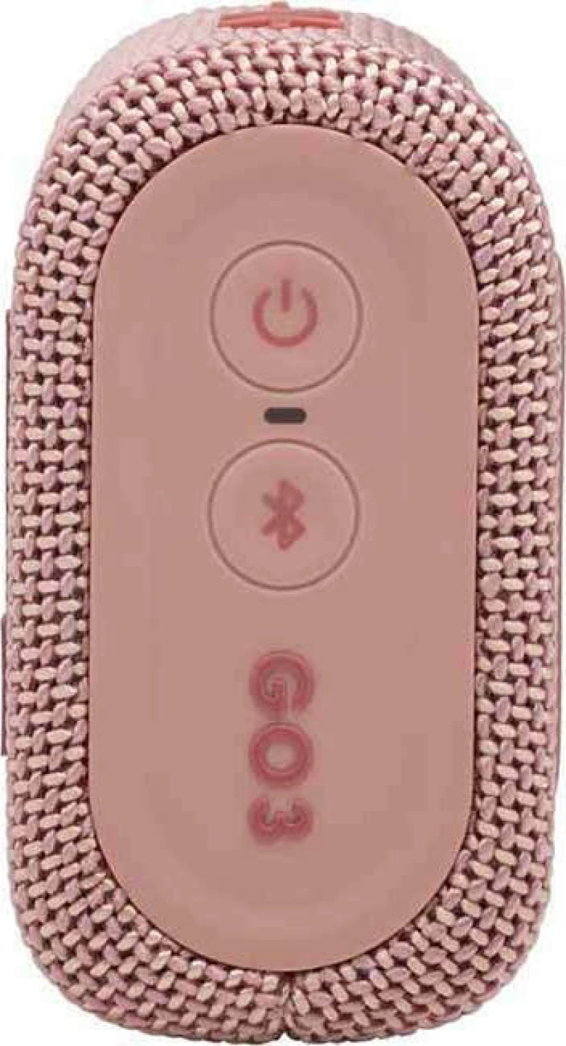JBL Go 3 Αδιάβροχο Ηχείο Bluetooth 4.2W με 5 ώρες Λειτουργίας Pink