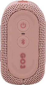 JBL Go 3 Αδιάβροχο Ηχείο Bluetooth 4.2W με 5 ώρες Λειτουργίας Pink