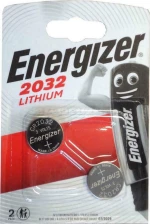 Buttoncell Lithium Energizer Cr2032 3V Τεμ. 2