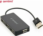Usb Hub Gembird Uhb-U2P4-04 - Usb 2.0 - 4 Ports - Black Uhb-U2P4-04