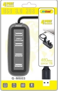 Andowl Q-M603 4-Port USB 3.0 Hub