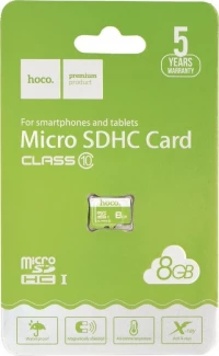 Hoco microSDHC 8GB Class 10 U1