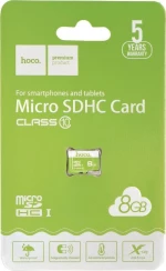 Hoco microSDHC 8GB Class 10 U1