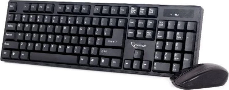 Gembird KBS-W-01 Ασύρματο Σετ Πληκτρολόγιο & Ποντίκι Αγγλικό US