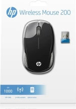 HP 200 Ασύρματο Ποντίκι Μαύρο