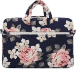 Canvaslife Briefcase Navy Rose 15"