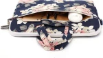 Canvaslife Briefcase Navy Rose 15"